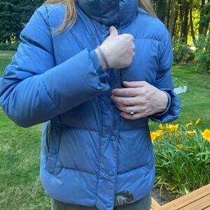 Patagonia Silent Down Women's Blue Puffer Jacket